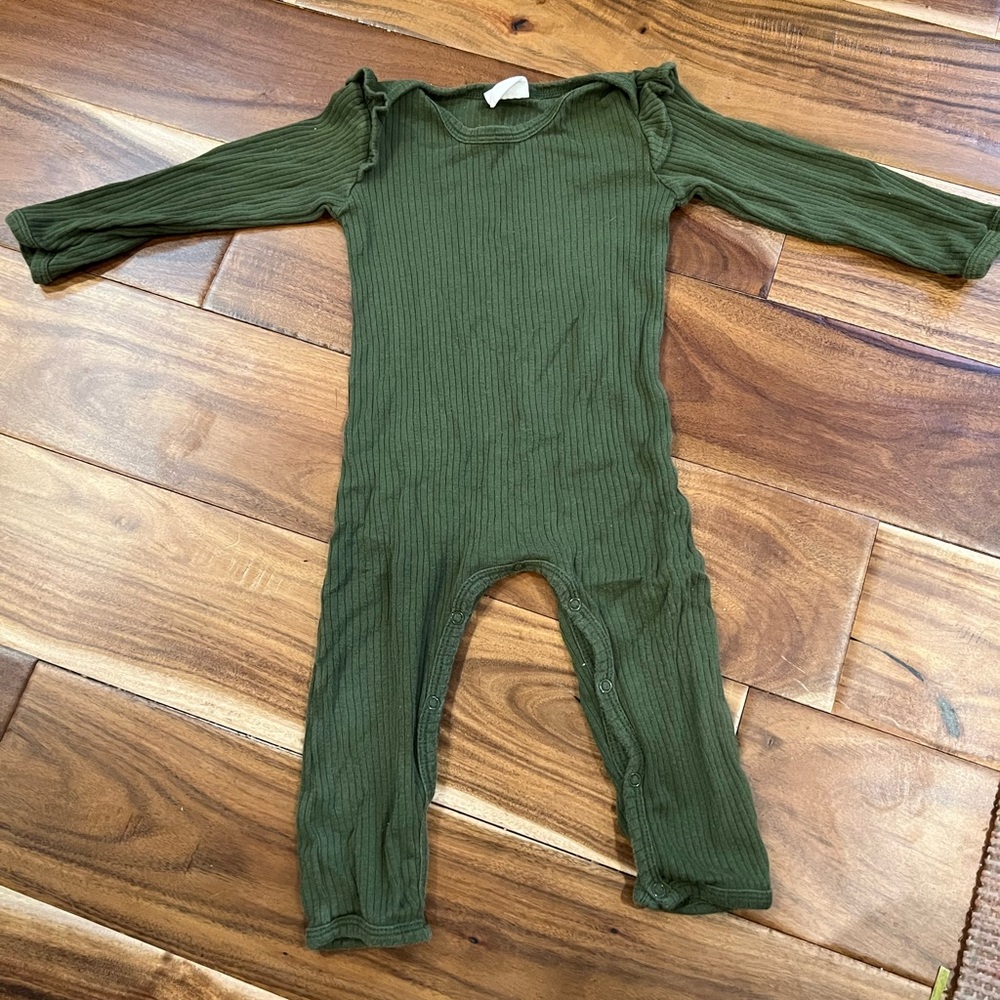 Spearmint Love, Forest Green jumper, 12-18 months